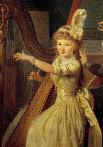 Stephanie Felicite Ducrest de Saint-Aubin, Countess of Genlis by Jean Baptiste Mauzaisse