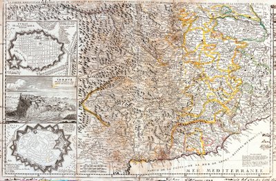 Map of the South Territories of the Duke of Savoy, in Italy by Jean Baptiste Nolin