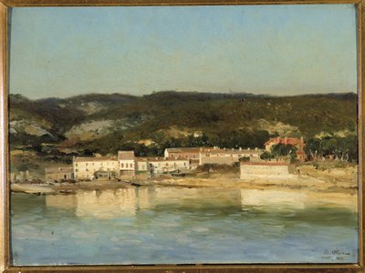 View of the Town of Carry le Rouet in the Bouches du Rhone by Jean Baptiste Olive