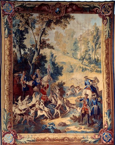 Hunt by Louis XV (1710-1774) by Jean Baptiste Oudry