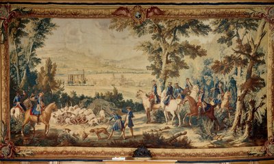 Hunting of Louis XV by Jean Baptiste Oudry