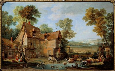 The Farm by Jean Baptiste Oudry