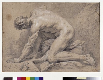 Man Study by Jean Baptiste Oudry