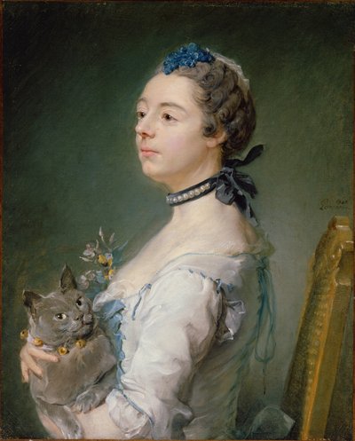 Magdaleine Pinceloup de la Grange, née de Parseval by Jean Baptiste Perronneau