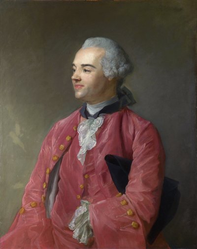 Portrait of the Author Jacques Cazotte by Jean Baptiste Perronneau