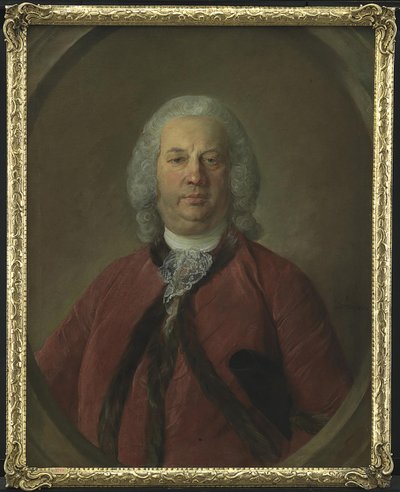 Portrait of Frederik Hansen de Liliendal, Danish Consul at Bordeaux by Jean Baptiste Perronneau