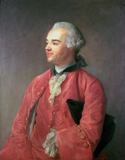 Portrait of Jacques Cazotte by Jean Baptiste Perronneau