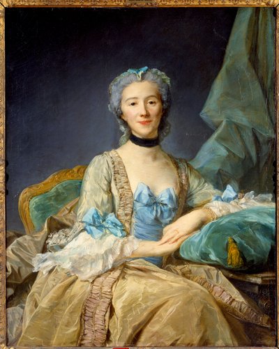 Portrait of Madame de Sorquainville by Jean Baptiste Perronneau