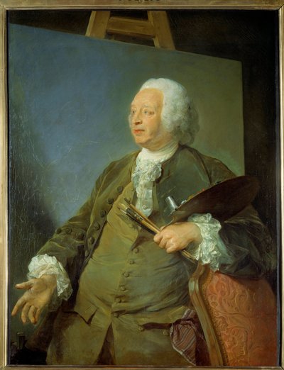Portrait of the Painter Jean Baptiste Oudry by Jean Baptiste Perronneau