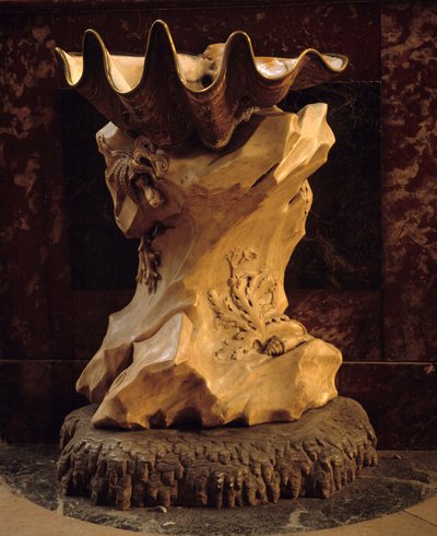 Benitier Shape of a Shell on Rock Realized by Jean Baptiste Pigalle (1745) by Jean Baptiste Pigalle