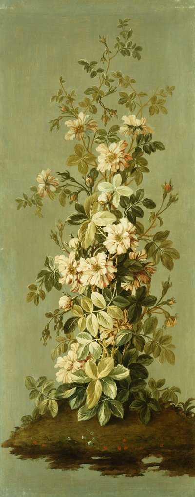 Decorative Panels with Flowers by Jean Baptiste Pillement