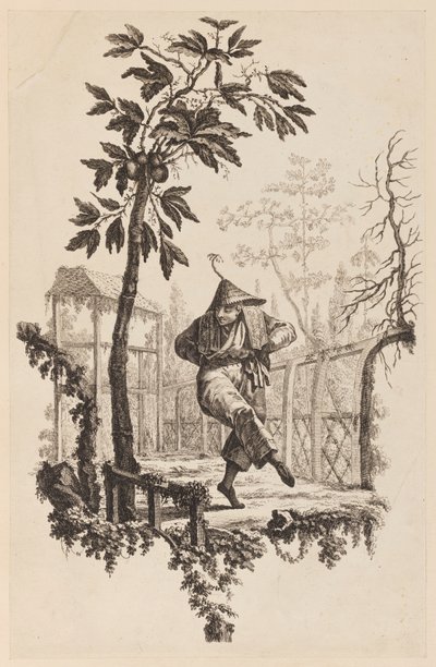 Figure Under Bough by Jean Baptiste Pillement