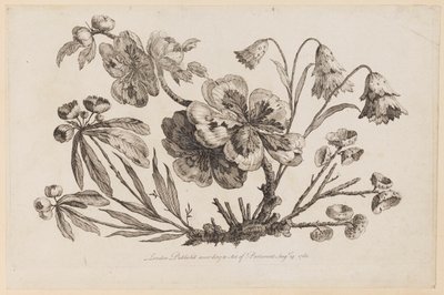 Flower Boughs, from "Recueil de Fleurs de Chinois" by Jean Baptiste Pillement