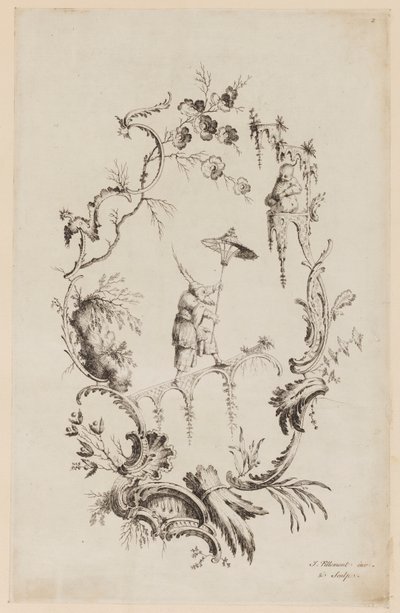 Plate 2, from A New Book of Chinese Ornaments by Jean Baptiste Pillement