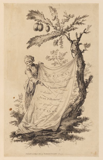 Title Page, "Recueil de Plusieurs Jeux d