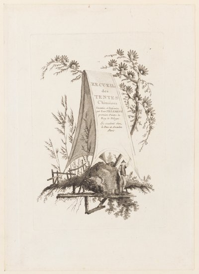Title Page, from "Recueil des Tentes Chinoises" by Jean Baptiste Pillement