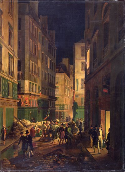 Arrival of Louis-Philippe (1773-1810) at the Palais-Royal, 30th July 1830, after a painting by Horace Vernet, 1836 by Jean Baptiste Prudent Carbillet