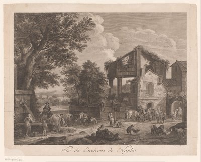 View of the Surroundings of Naples by Jean Baptiste Racine