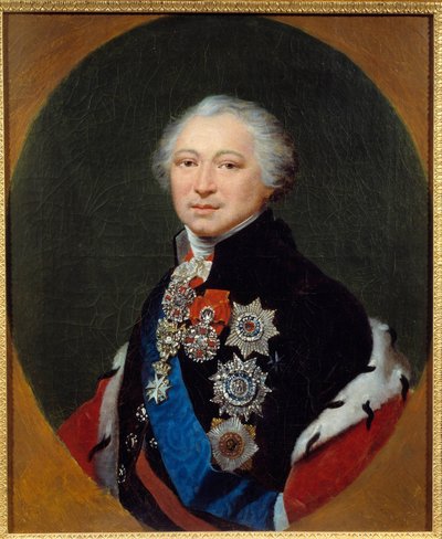 Portrait of Prince Alexander Borisovich Kourakin by Jean Baptiste Regnault