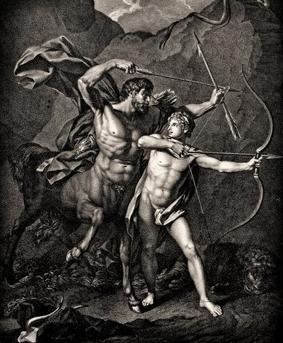The Education of Achilles by Chiron, c.1798 by Jean Baptiste Regnault