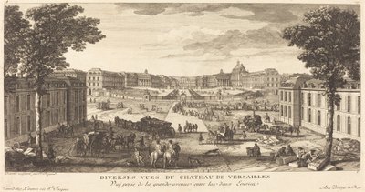 View Taken from the Grand Avenue Between the Two Stables by Jean Baptiste Rigaud