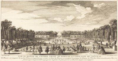 View of the Latona Basin Taken from the Edge of the Terrace of the Chateau by Jean Baptiste Rigaud