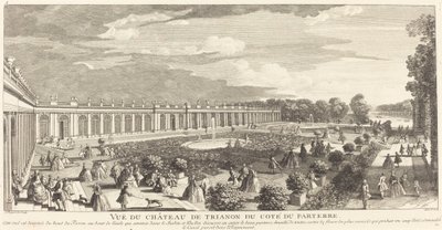 View of the Trianon Castle from the Parterre Side by Jean Baptiste Rigaud