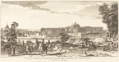 View of the Chateau and Part of the City of Versailles by Jean Baptiste Rigaud