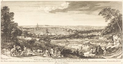 View of the Landscape of the Royal House of Saint Cir by Jean Baptiste Rigaud