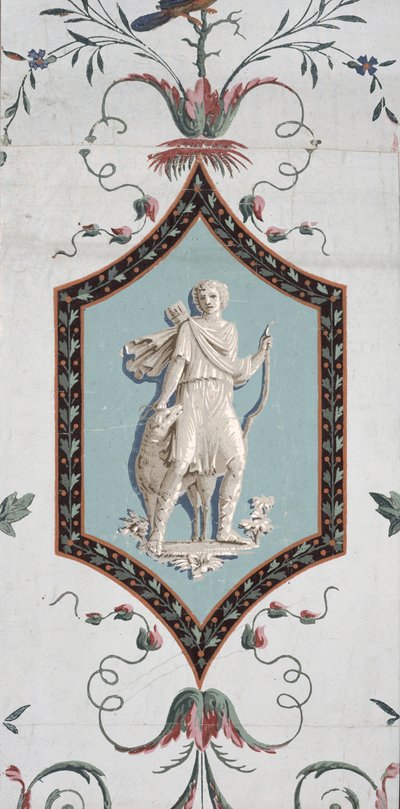 Arabesque Wallpaper Design (detail) by Jean Baptiste Réveillon