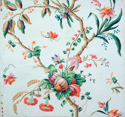 Floral Wallpaper Design by Jean Baptiste Réveillon