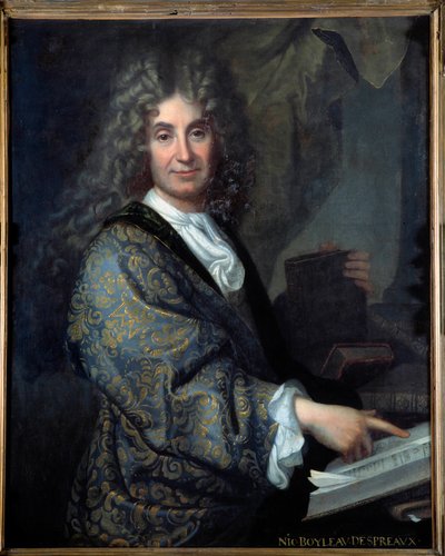 Portrait of Nicolas Boileau, French Writer by Jean Baptiste Santerre