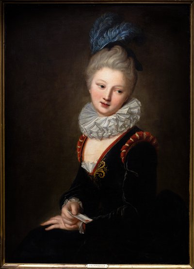 The Young Woman with the Sweet Ticket by Jean-Baptiste Santerre