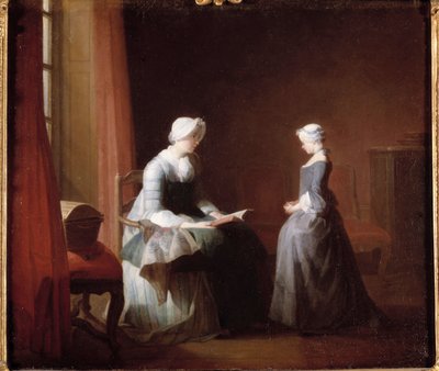 Good education by Jean Baptiste Simeon Chardin