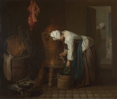 The Fountain (Water Tank) by Jean Baptiste Simeon Chardin