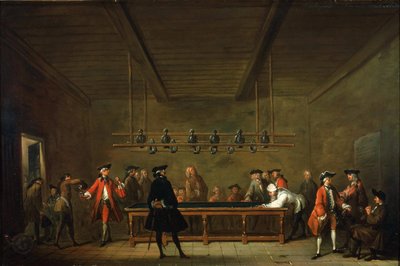 La partie de billard, c. 1725 by Jean Baptiste Simeon Chardin