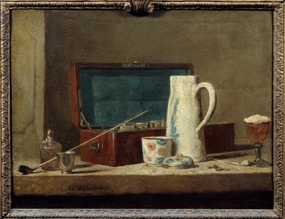 Pipes and Vase for Drinking or Smoking by Jean Baptiste Simeon Chardin