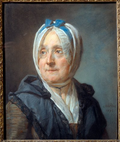 Portrait of Madame Chardin (Francoise Marguerite Pouget) by Jean Baptiste Simeon Chardin