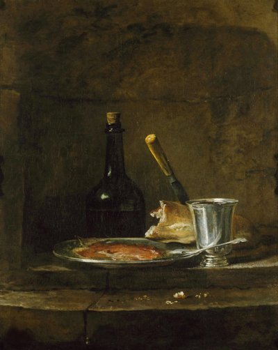 Preparing the Breakfast, or The Silver Goblet by Jean Baptiste Simeon Chardin