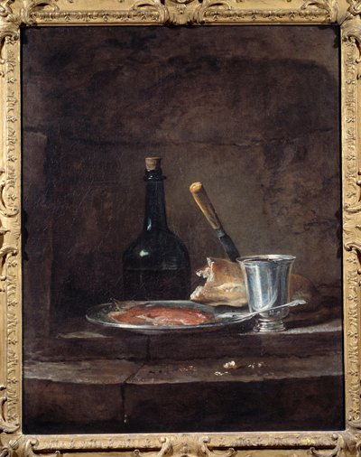 The Preparations for a Lunch, Also Known as The Silver Cup by Jean Baptiste Simeon Chardin