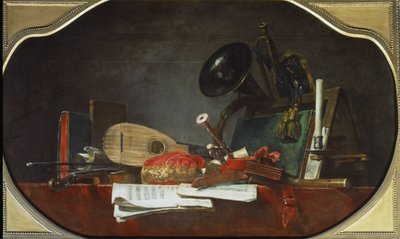 The attributes of music by Jean Baptiste Simeon Chardin