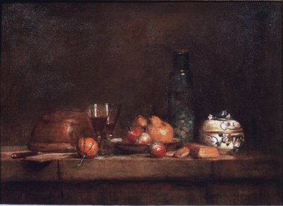 The jar of olives by Jean Baptiste Simeon Chardin