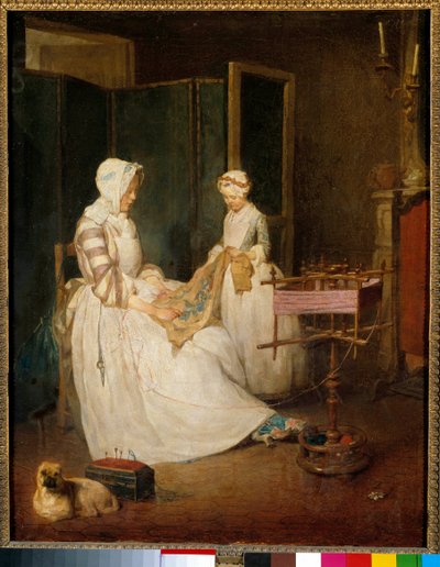 The Working Mother by Jean Baptiste Simeon Chardin