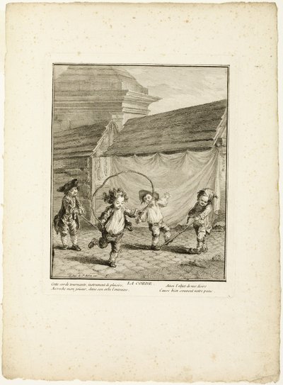 Jump Rope, from The Games of the Urchins of Paris by Jean Baptiste Tilliard I