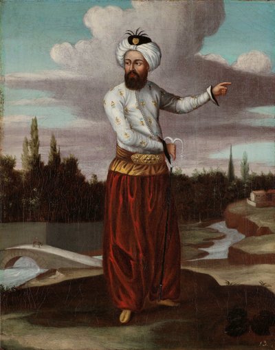 A Chaous, a Courier to the Sultan by Jean Baptiste Vanmour (workshop of)