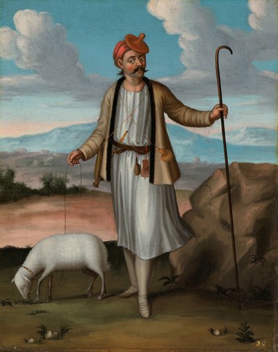 Albanian Herdsman by Jean Baptiste Vanmour (workshop of)