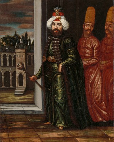 Portrait of Sultan Ahmed III by Jean Baptiste Vanmour (workshop of)