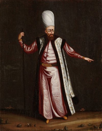 The Capoudgi Bachi, Grand-master of the Seraglio by Jean Baptiste Vanmour (workshop of)