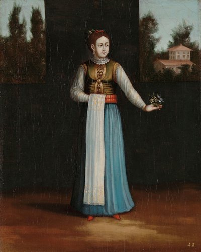 Woman from the Albanian Coast by Jean Baptiste Vanmour (workshop of)