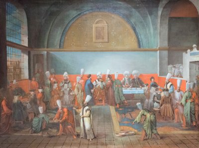 Dinner at the Palace in Honour of an Ambassador by Jean Baptiste Vanmour